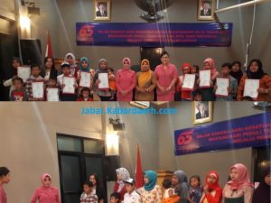 Penggurus Cabang, Bhayangkari Bogor Kota, Bagikan 100 Akte Kelahiran Gratis