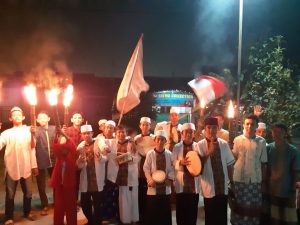 Pawai Obor Remaja Villa Mutiara dalam Menyambut Ramadhan