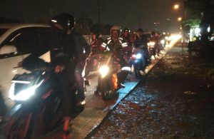 Laporan Terkini lintas Mudik Lebaran dari Jalan Raya Inspeksi Kalimalang