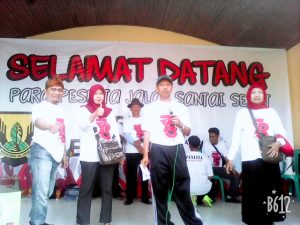Jalan Santai Sehat Dalam Rangkaian Hut RI 73 Didesa Lembur Sawah Kab. Sukabumi.