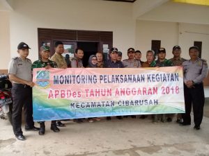 Desa Wibawa Mulya Akhir Peninjauan Team Monitoring Kecamatan Cibarusah.