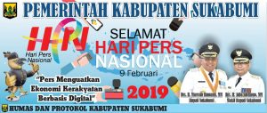 Pemerintah Kabupaten Sukabumi Mengucapkan Hari Pers Nasional.
