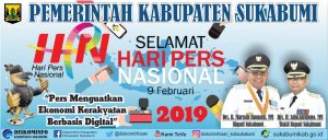 Pemerintah Kabupaten Sukabumi Dan DISKOMINFO Sukabumi Mengucapkan Hari Pers Nasional