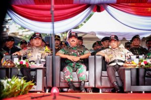 Polri Dan TNI Gelar Apel Pasukan Bersama Dalam Persiapan Pilres Dan Pileg 2019 Di Bogor
