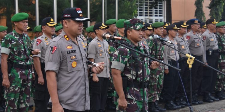  Polres Bogor  Gelar Apel Pasukan Pengamanan TPS Pemilu 2022 