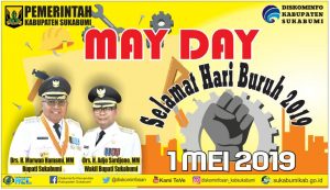 Ucapan Selamat Hari Buruh Dari Pemerintah Dan Diskominfo Kabupaten Sukabumi