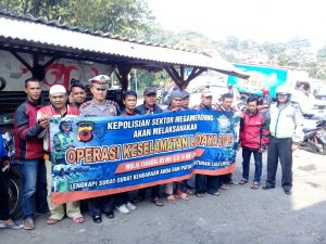Satlantas Polsek Megamendung Laksanakan Giat Ops. Keselamatan Lodaya 2019