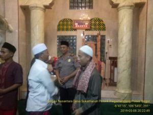 Giat Taraweh Keliling Bersama Kapolsek  Megamendung Di Desa Sukamanah
