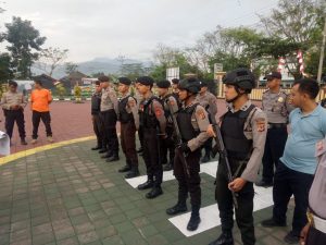 Antisipasi Sidang PHPU Di MK, Polres Sumedang Gelar Patroli Skala Besar