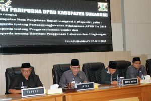 Rapat Paripurna DPRD Kab. Sukabumi Yang Ke -8 Tahun Sidang 2019