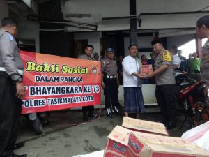 Silahturahmi Kapolres Tasikmalaya Kota Kepada Pimpinan Yayasan Darul Ihsan Rangka Hari Bhayangkara Ke-73