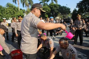 Upacara Korps Raport Kenaikan Pangkat Anggota Polri dan ASN Polres Bogor
