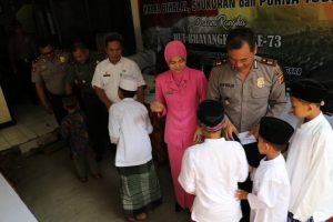 Purna Bhakti Anggota Polsek Megamendung Dan Tasyakuran HUT Bhayarangkara Ke-73 Di Mako Polsek Megamendung Bogor