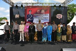 Polres Cirebon Bhakti Sosial Nikah Massal Dalam Rangka Hari Bhayangkara Ke – 73