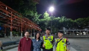 SAT Sabhara Polres Sukabumi Polda Jabar Laksanakan Patroli Biru/Kegiatan Kepolisian Yang Ditingkatkan