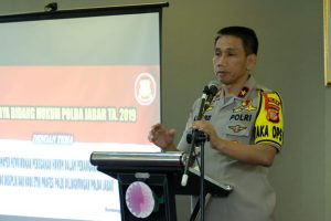 Wakapolda Jabar Buka Lokakarya Bidang Hukum Polda Jabar Tahun Anggaran 2019