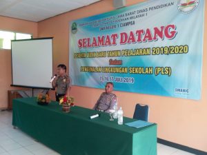 Kapolsek Ciampe Polres Bogor Giat MPLS Di SMA 1 Ciampea Kab.Bogor