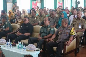 Wakapolres Sukabumi Polda Jabar Hadiri Pencanangan Bhakti TNI- KB Kesehatan Terpadu Tingkat Kabupaten Sukabumi