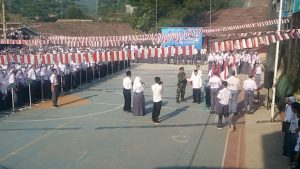 MAN 1 Sukabumi Deklarasi Bersinar dan Gebyar 1000 Bendera Merah Putih