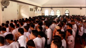 Pelajar SMK 1 Pasundan Cianjur Sholat Ghoib Untuk Alm. Ipda. Erwin Yudha Wildani