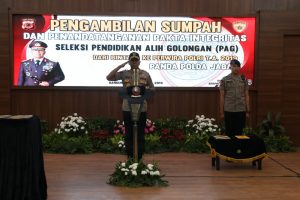 Kapolda Jabar Pimpin Pengambilan Sumpah Integritas Seleksi PAG Polri T.A 2019