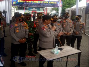 Wakapolri Memantau Pos Pengamanan Lalin Jaya Dan Drive Thru Swab Antigen Gratis Di Rest Area KM 19
