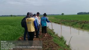 Para Petani Desa Pasir Jaya Mempertanyakan Ketegasan Dari Pihak Dinas Terkait Pembatasan Kali Asin