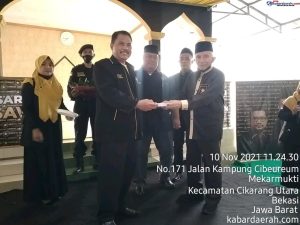Pelantikan DPD Partai Ummat Kabupaten Bekasi, H. Daris, ” Kami, Siap Bersaing Dan Berkompetisi Pada Pemilu Serentak 2024 “