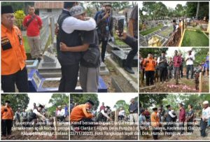 Gubernur Ridwan Kamil Iringi Pemakaman Anak Korban Gempa Cianjur, Alinda Tak Selamat Saat Bermain di Teras