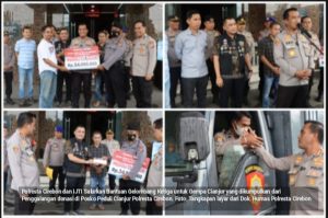 Polresta Cirebon dan IJTI Salurkan Bantuan Gelombang Ketiga untuk Gempa Cianjur