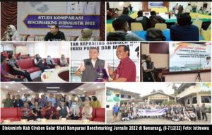 Diskominfo Kab. Cirebon Gelar Studi Komparasi Benchmarking Jurnalis 2022 di Semarang