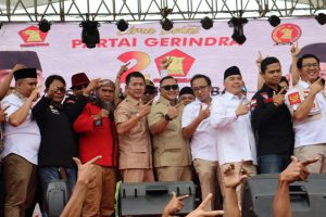 Memeriahkan Hari Ulang Tahun Partai Gerindra Ke – 15 Sukabumi