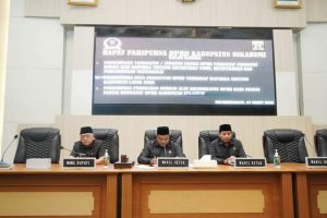 Rapat Paripurna DPRD Kabupaten Sukabumi, Ada Tiga Agenda Penting