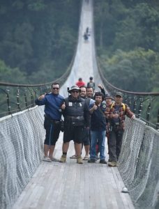 Yukk ! Coba Sensasinya, Flying Fox Diatas Danau dan Jembatan Gantung Terpanjang di Asia Tenggara
