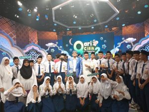 Keren… Siswa Siswi SMPN 8 Metland Cibitung, Hadiri Acara Grand Final Qori Cilik Indonesia SCTV