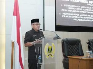 Rapat Paripurna DPRD Agenda Jawaban Bupati Sukabumi Terhadap Pandangan Umum Fraksi
