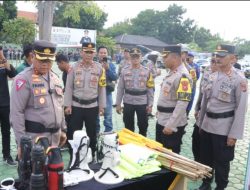 Polres Indramayu Gelar Apel Sarana Prasarana Dan Kendaraan Dinas Dalam Rangka Kesiapan Operasi Ketupat Lodaya 2024