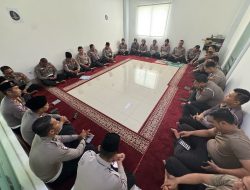 Jelang Operasi Ketupat Lodaya 2025, Sat. Lantas Polres Purwakarta Gelar Doa Bersama