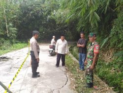 Sinergitas TNI Polri Di Purwakarta Dalam Mendatangi Titik Lokasi Longsor