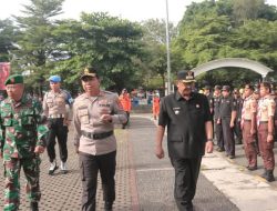 Bupati Sukabumi Hadiri Apel Pasukan Operasi Ketupat Lodaya, Pastikan Kelancaran Arus Mudik Idul Fitri