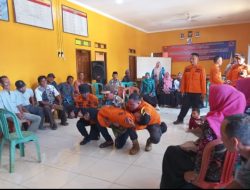 BPBD Kabupaten Sukabumi Gelar Sosialisasi dan Simulasi Hadapi Potensi Bencana