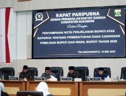 DPRD Sukabumi Gelar Rapur Ke 15 Bahas Raperda Tentang Pembentukan Dana Cadangan Untuk Pemilihan Bupati Dan Wakil Bupati Tahun 2029