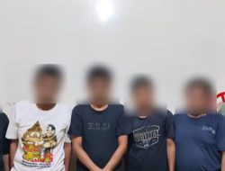 Petugas Polsek Gunung Putri Polda Jabar Telah Menangkap 6 Orang Pelaku Yang Diduga Bermain Judi Kartu