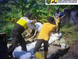 Bahu Jalan Cempakaratu–Cipedes Longsor, UPTD PU Wilayah IV Lakukan Penanganan Darurat