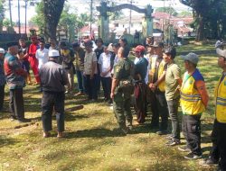 Jaga Kenyamanan Publik, Disperkim Kab Sukabumi Tata Alun Alun Jampangkulon